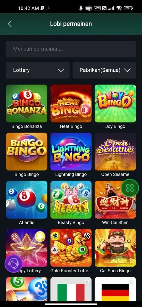JKTJKT APK lotere dan bingo